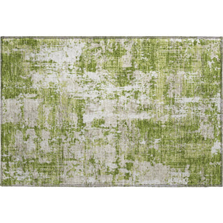 Piper Looms Mayfield Abstract AMF1008 Green Machine Washable Area Rug Scatter Main Image