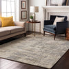 Piper Looms Mayfield Abstract AMF1008 Ivory Machine Washable Area Rug Lifestyle Image Feature