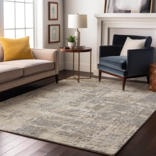Piper Looms Mayfield Abstract AMF1008 Ivory Machine Washable Area Rug Lifestyle Image Feature