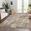 Piper Looms Mayfield Abstract AMF1008 Lavender Machine Washable Area Rug Lifestyle Image Feature