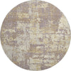 Piper Looms Mayfield Abstract AMF1008 Lavender Machine Washable Area Rug Round Main Image
