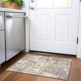 Piper Looms Mayfield Abstract AMF1008 Lavender Machine Washable Area Rug Scatter Lifestyle Image Feature