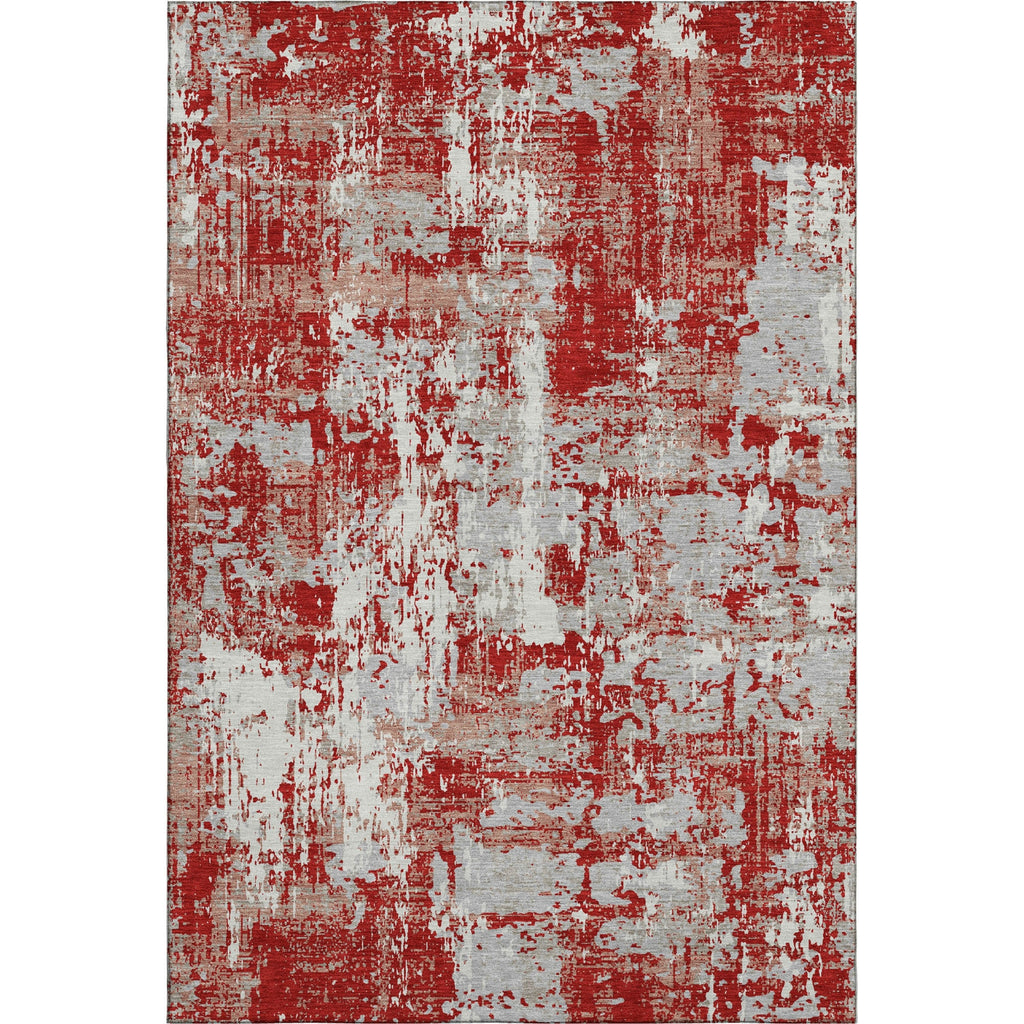 Piper Looms Mayfield Abstract AMF1008 Red Machine Washable Area Rug main image