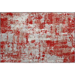 Piper Looms Mayfield Abstract AMF1008 Red Machine Washable Area Rug Scatter Main Image