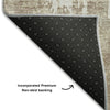 Piper Looms Mayfield Abstract AMF1008 Taupe Machine Washable Area Rug Backing Image