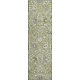 Piper Looms Mayfield Oriental AMF1009 Aloe Machine Washable Area Rug Runner Main Image