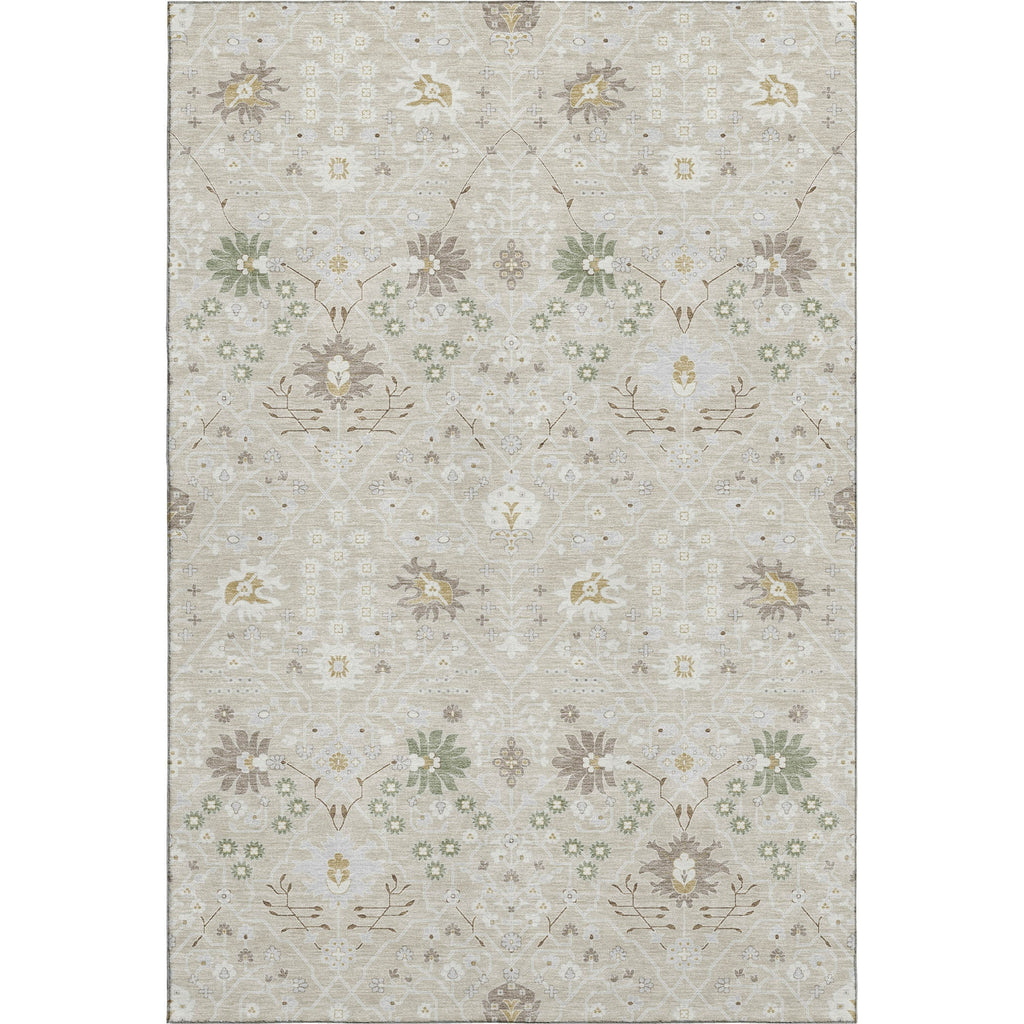 Piper Looms Mayfield Oriental AMF1009 Beige Machine Washable Area Rug main image