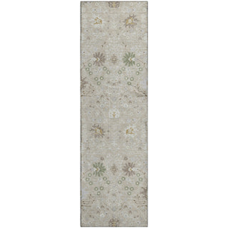 Piper Looms Mayfield Oriental AMF1009 Beige Machine Washable Area Rug Runner Main Image