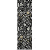 Piper Looms Mayfield Oriental AMF1009 Black Machine Washable Area Rug Runner Main Image