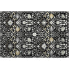 Piper Looms Mayfield Oriental AMF1009 Black Machine Washable Area Rug Scatter Main Image