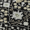 Piper Looms Mayfield Oriental AMF1009 Black Machine Washable Area Rug Swatch Image