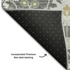 Piper Looms Mayfield Oriental AMF1009 Charcoal Machine Washable Area Rug Backing Image