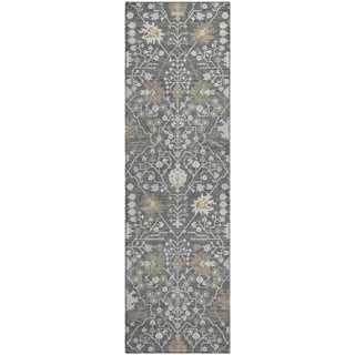 Piper Looms Mayfield Oriental AMF1009 Charcoal Machine Washable Area Rug Runner Main Image