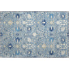 Piper Looms Mayfield Oriental AMF1009 Denim Machine Washable Area Rug Scatter Main Image