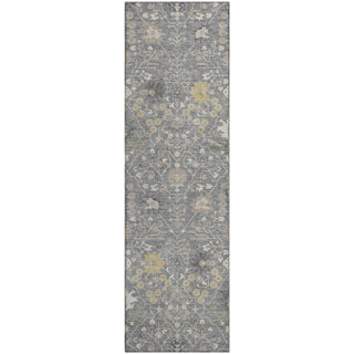 Piper Looms Mayfield Oriental AMF1009 Gray Machine Washable Area Rug Runner Main Image