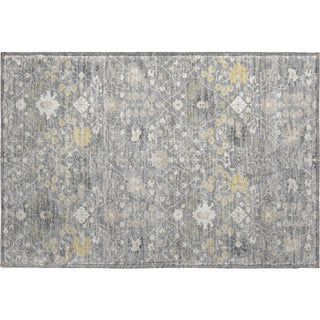 Piper Looms Mayfield Oriental AMF1009 Gray Machine Washable Area Rug Scatter Main Image
