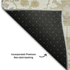 Piper Looms Mayfield Oriental AMF1009 Ivory Machine Washable Area Rug Backing Image