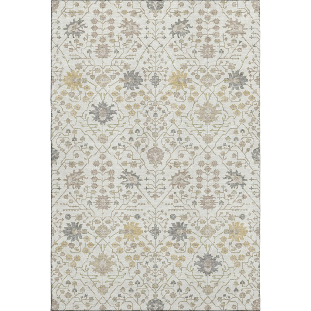 Piper Looms Mayfield Oriental AMF1009 Ivory Machine Washable Area Rug main image