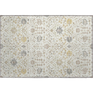 Piper Looms Mayfield Oriental AMF1009 Ivory Machine Washable Area Rug Scatter Main Image