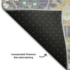 Piper Looms Mayfield Oriental AMF1009 Lavender Machine Washable Area Rug Backing Image