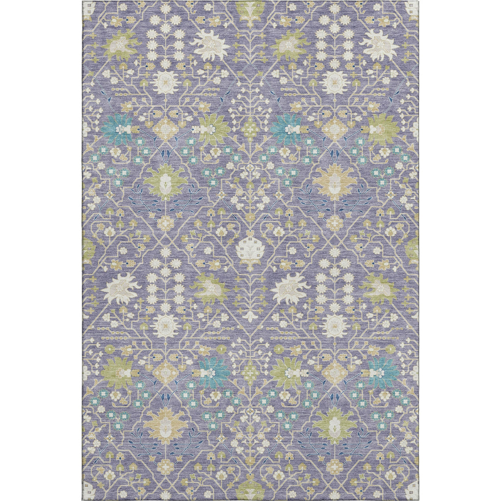 Piper Looms Mayfield Oriental AMF1009 Lavender Machine Washable Area Rug main image