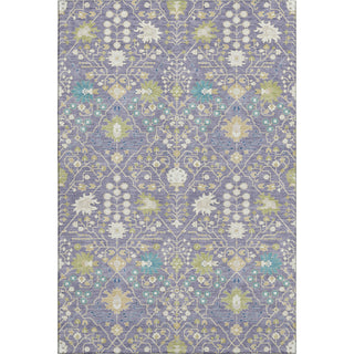 Piper Looms Mayfield Oriental AMF1009 Lavender Machine Washable Area Rug main image