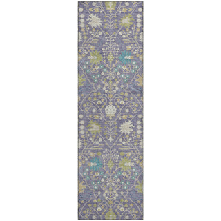 Piper Looms Mayfield Oriental AMF1009 Lavender Machine Washable Area Rug Runner Main Image