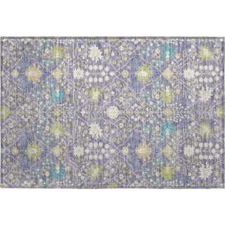 Piper Looms Mayfield Oriental AMF1009 Lavender Machine Washable Area Rug Scatter Main Image