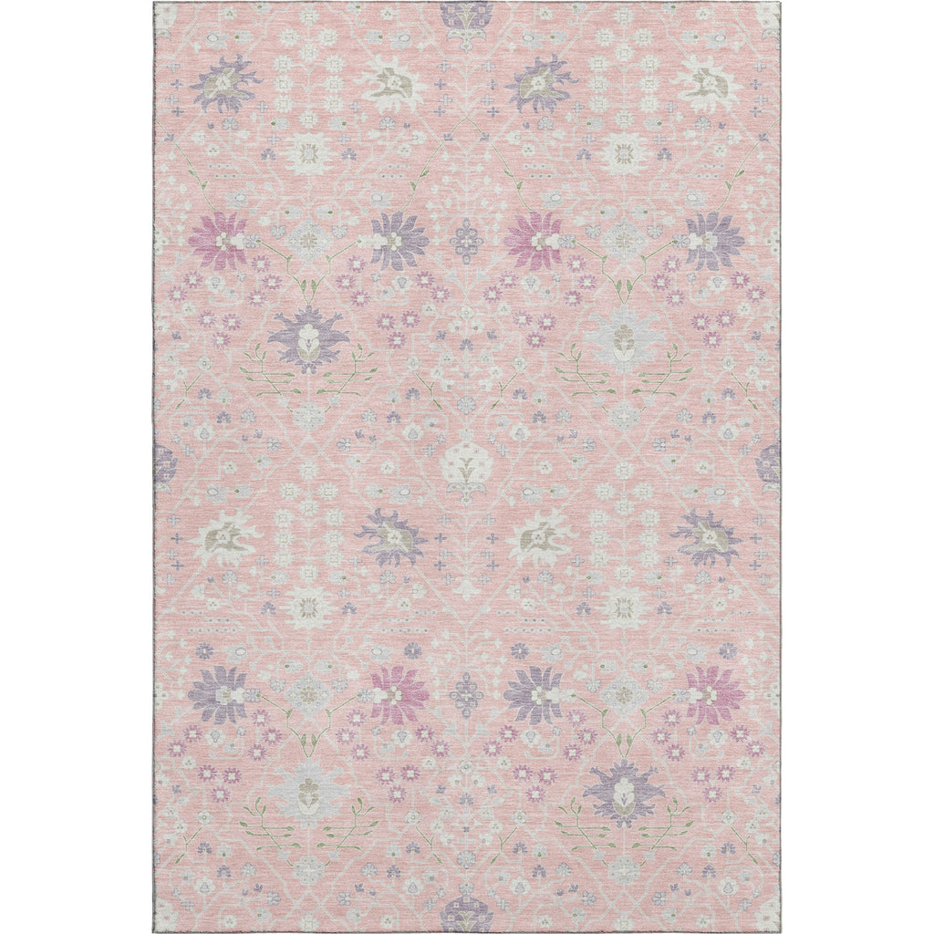 Piper Looms Mayfield Oriental AMF1009 Pink Machine Washable Area Rug main image