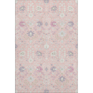Piper Looms Mayfield Oriental AMF1009 Pink Machine Washable Area Rug main image