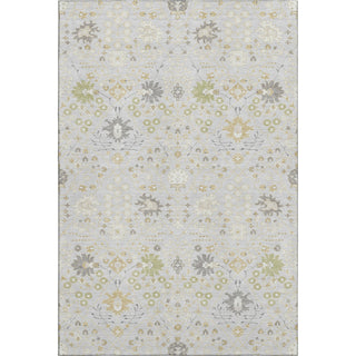 Piper Looms Mayfield Oriental AMF1009 Silver Machine Washable Area Rug main image