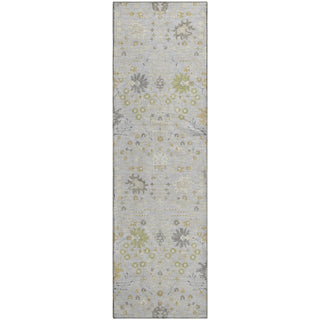 Piper Looms Mayfield Oriental AMF1009 Silver Machine Washable Area Rug Runner Main Image