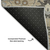 Piper Looms Mayfield Oriental AMF1009 Taupe Machine Washable Area Rug Backing Image