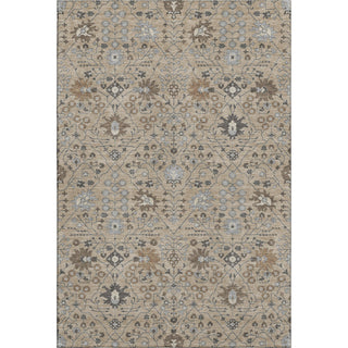 Piper Looms Mayfield Oriental AMF1009 Taupe Machine Washable Area Rug main image