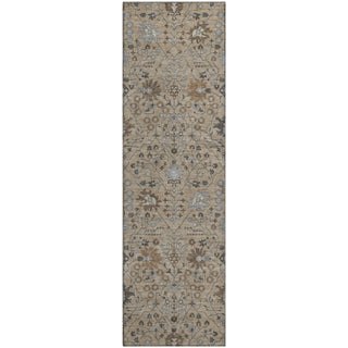 Piper Looms Mayfield Oriental AMF1009 Taupe Machine Washable Area Rug Runner Main Image