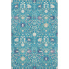 Piper Looms Mayfield Oriental AMF1009 Teal Machine Washable Area Rug main image
