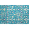 Piper Looms Mayfield Oriental AMF1009 Teal Machine Washable Area Rug Scatter Main Image