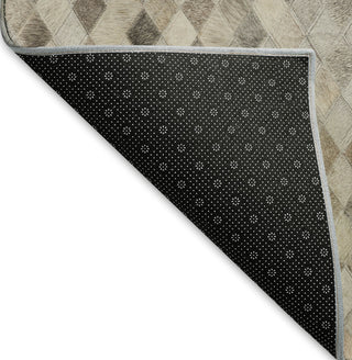 Piper Looms Mayfield Small Diamonds AMF101 Gray Machine Washable Area Rug Backing Image