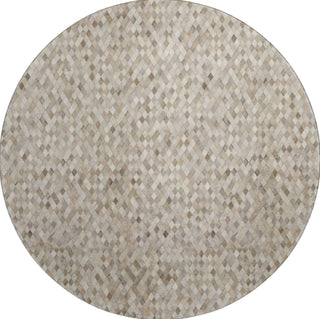 Piper Looms Mayfield Small Diamonds AMF101 Gray Machine Washable Area Rug Round Main Image
