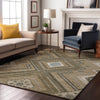 Piper Looms Mayfield Tribal AMF1010 Beige Machine Washable Area Rug Lifestyle Image Feature