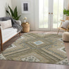 Piper Looms Mayfield Tribal AMF1010 Beige Machine Washable Area Rug Lifestyle Image Feature