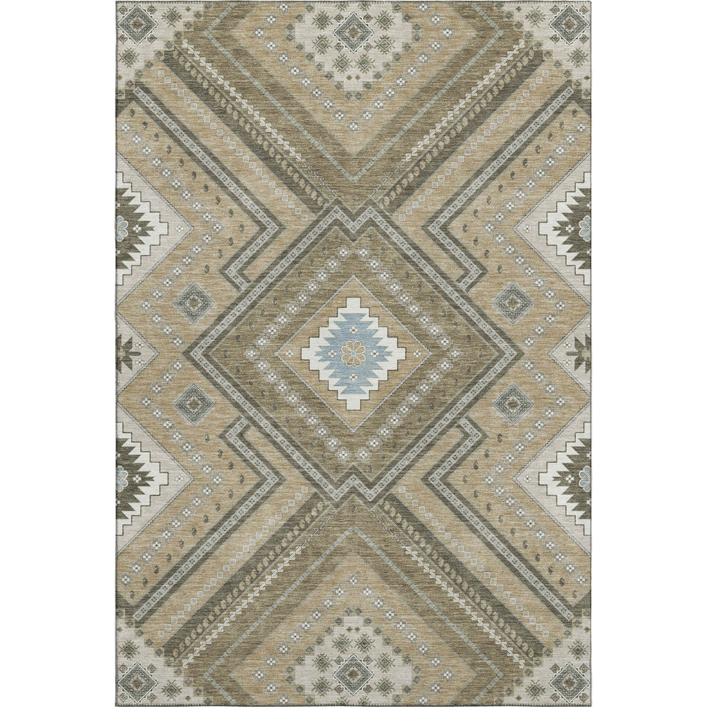 Piper Looms Mayfield Tribal AMF1010 Beige Machine Washable Area Rug main image
