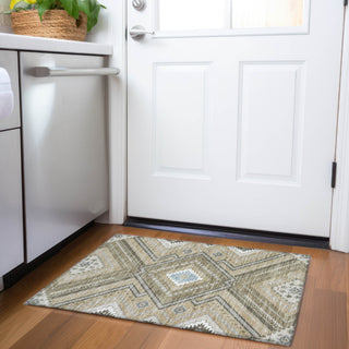 Piper Looms Mayfield Tribal AMF1010 Beige Machine Washable Area Rug Scatter Lifestyle Image Feature