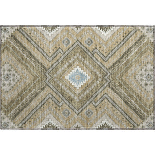 Piper Looms Mayfield Tribal AMF1010 Beige Machine Washable Area Rug Scatter Main Image