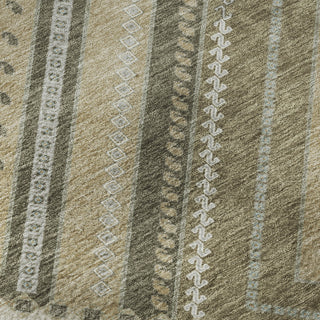Piper Looms Mayfield Tribal AMF1010 Beige Machine Washable Area Rug Swatch Image