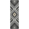 Piper Looms Mayfield Tribal AMF1010 Black Machine Washable Area Rug Runner Main Image