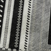 Piper Looms Mayfield Tribal AMF1010 Black Machine Washable Area Rug Swatch Image