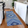 Piper Looms Mayfield Tribal AMF1010 Blue Machine Washable Area Rug Runner Lifestyle Image Feature