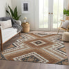 Piper Looms Mayfield Tribal AMF1010 Copper Machine Washable Area Rug Lifestyle Image Feature