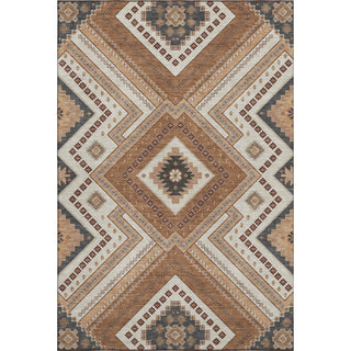 Piper Looms Mayfield Tribal AMF1010 Copper Machine Washable Area Rug main image